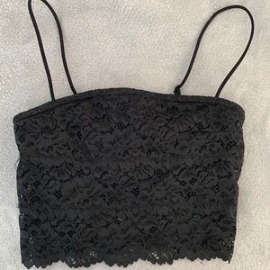 Urban Outfitters Lace Black Bra Top